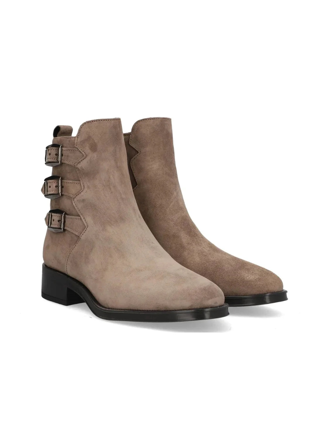 Botines ALPE Couture Baby Silk Taupe | Bicos de Fío