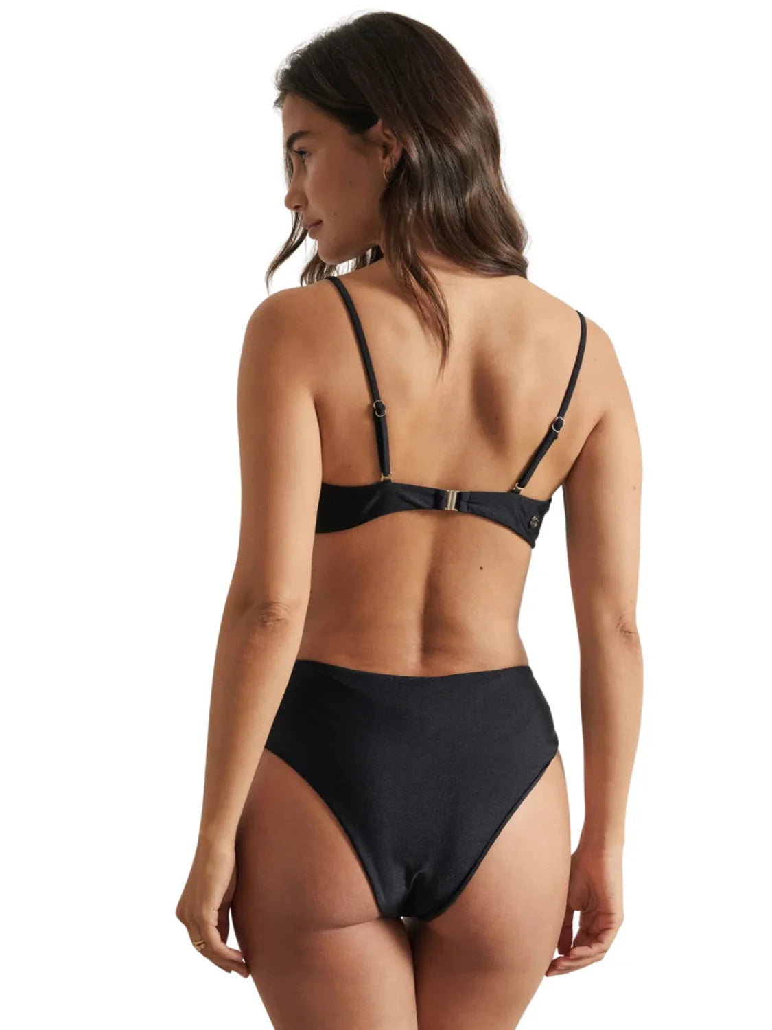 Braguita Bikini Salsa Jeans Negro | Bicos de Fío