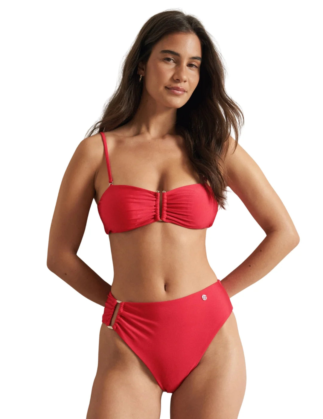 Braguita Bikini Salsa Jeans Rojo | Bicos de Fío