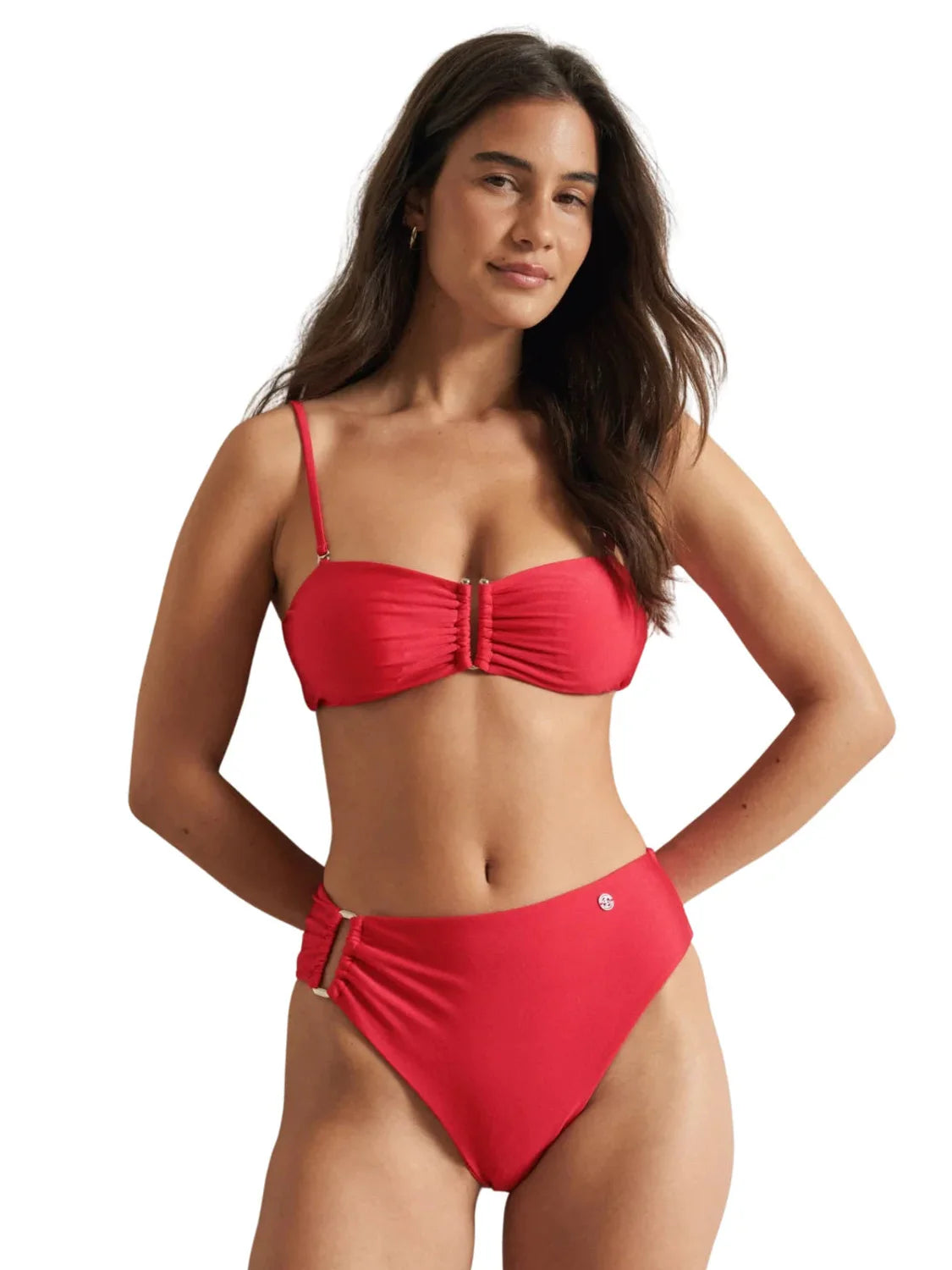 Braguita Bikini Salsa Jeans Rojo | Bicos de Fío
