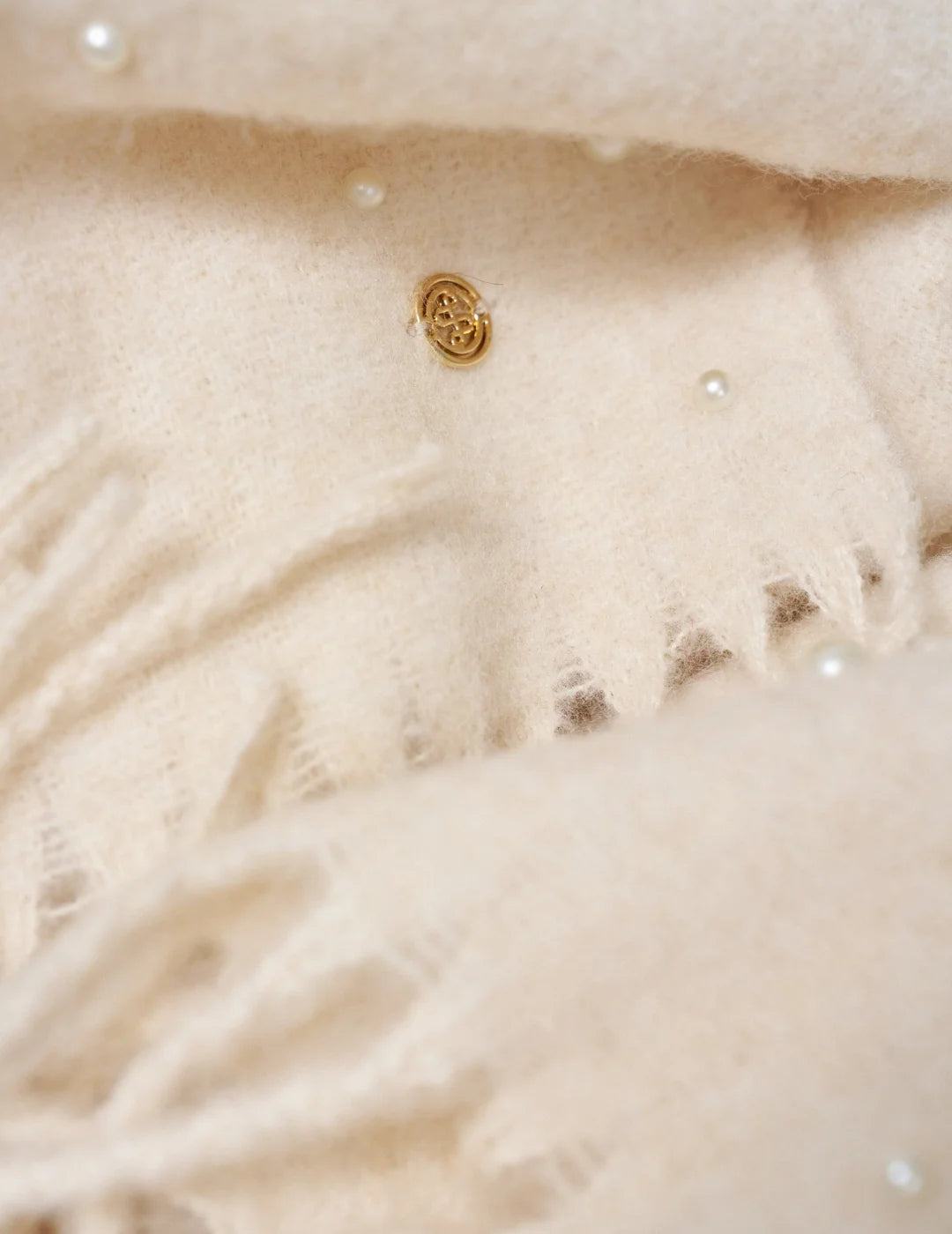 Bufanda Salsa Jeans Stones Beige | Bicos de Fío