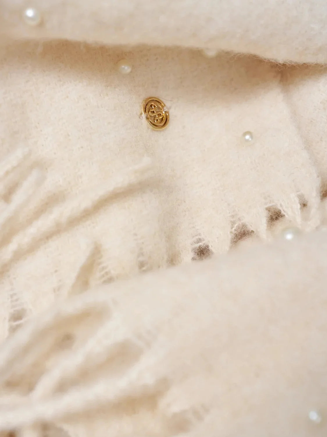 Bufanda Salsa Jeans Stones Beige | Bicos de Fío