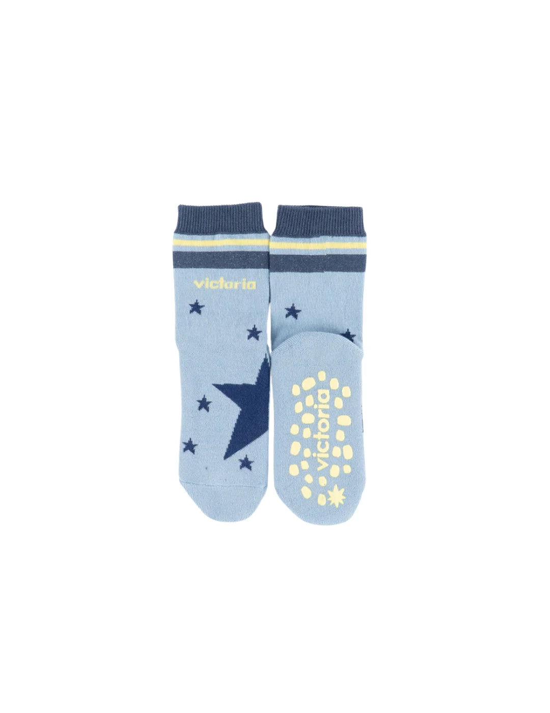 Calcetín Algodón Barefoot Victoria Azul | Bicos de Fío