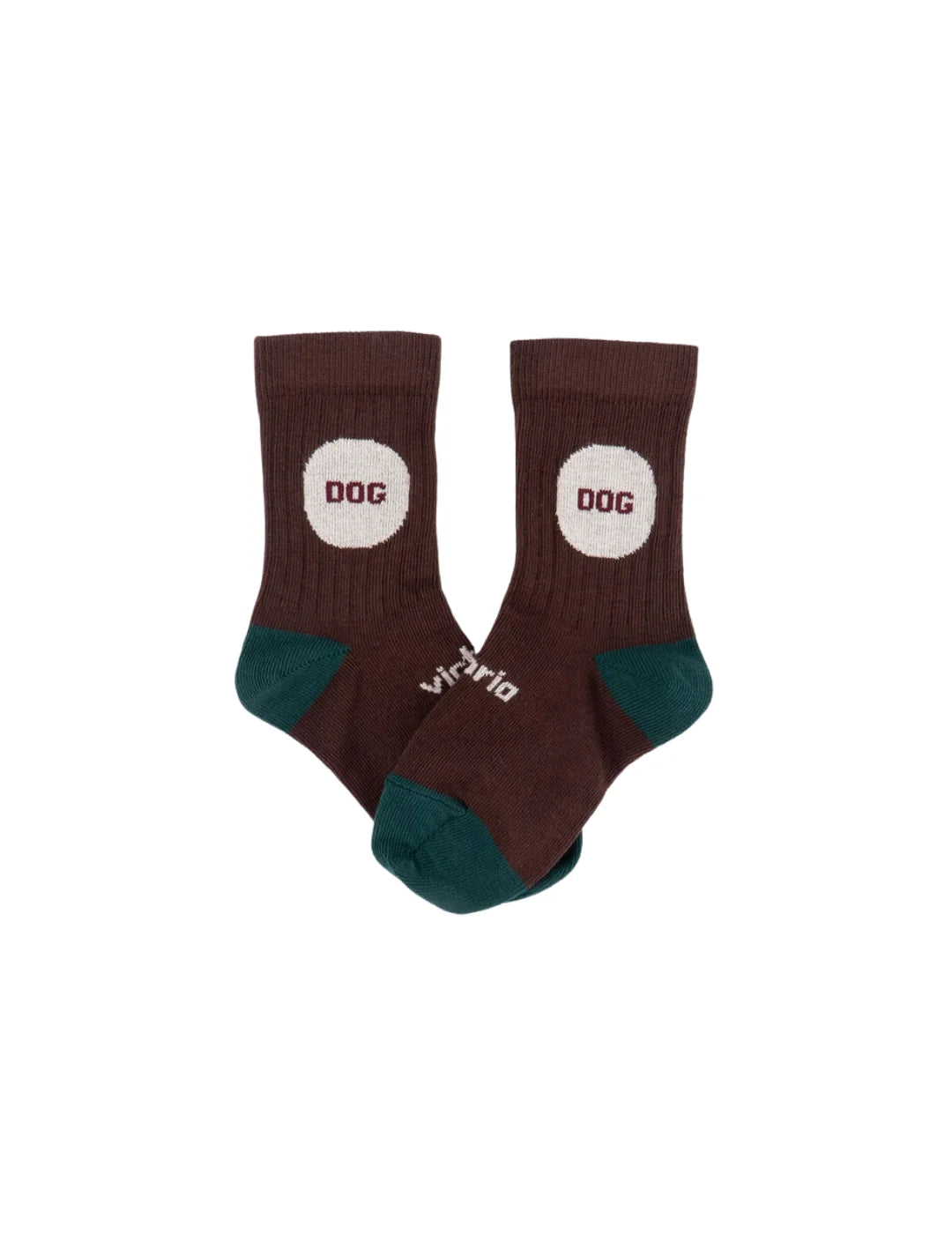 Calcetines Barefoot Dog Marrón | Bicos de Fío