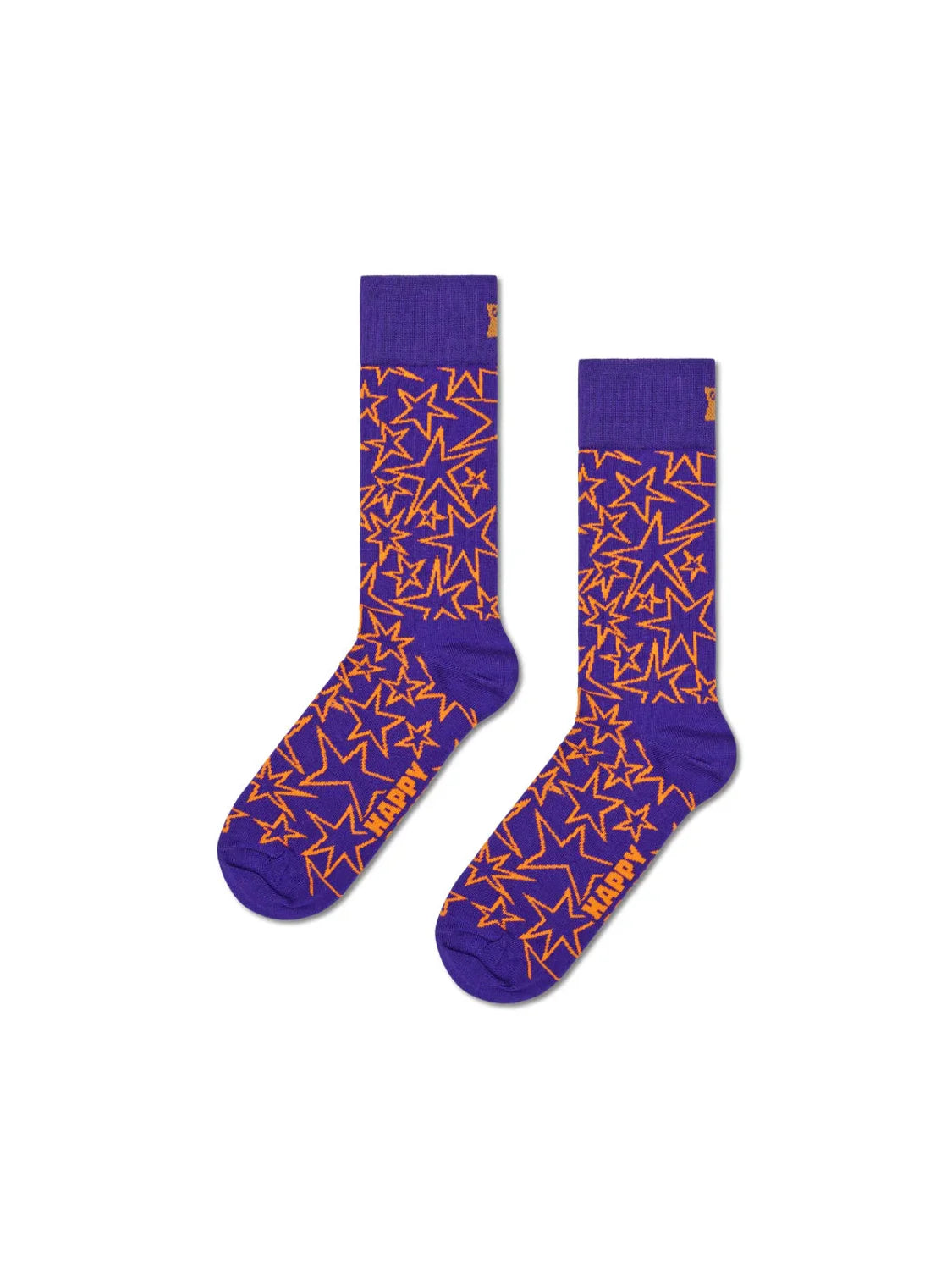 Calcetines Happy Socks Mega Star Violeta | Bicos de Fío