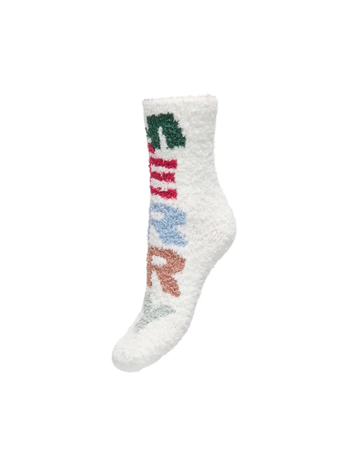Calcetines ONLY Christmas Merry Blanco | Bicos de Fío