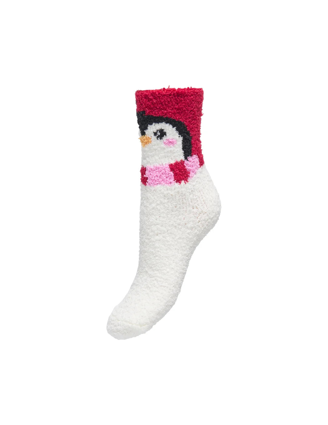 Calcetines ONLY Christmas Penguin Blanco | Bicos de Fío