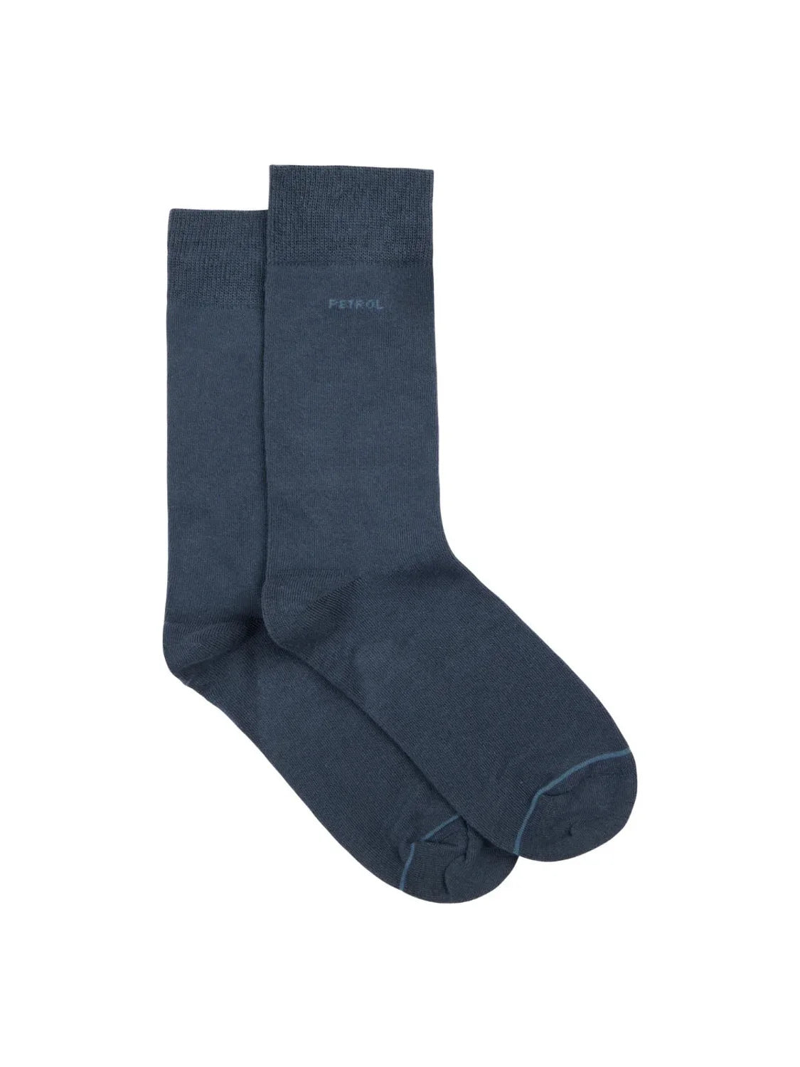  Calcetines Lisos Petrol Industries Logo Azul | Bicos de Fío