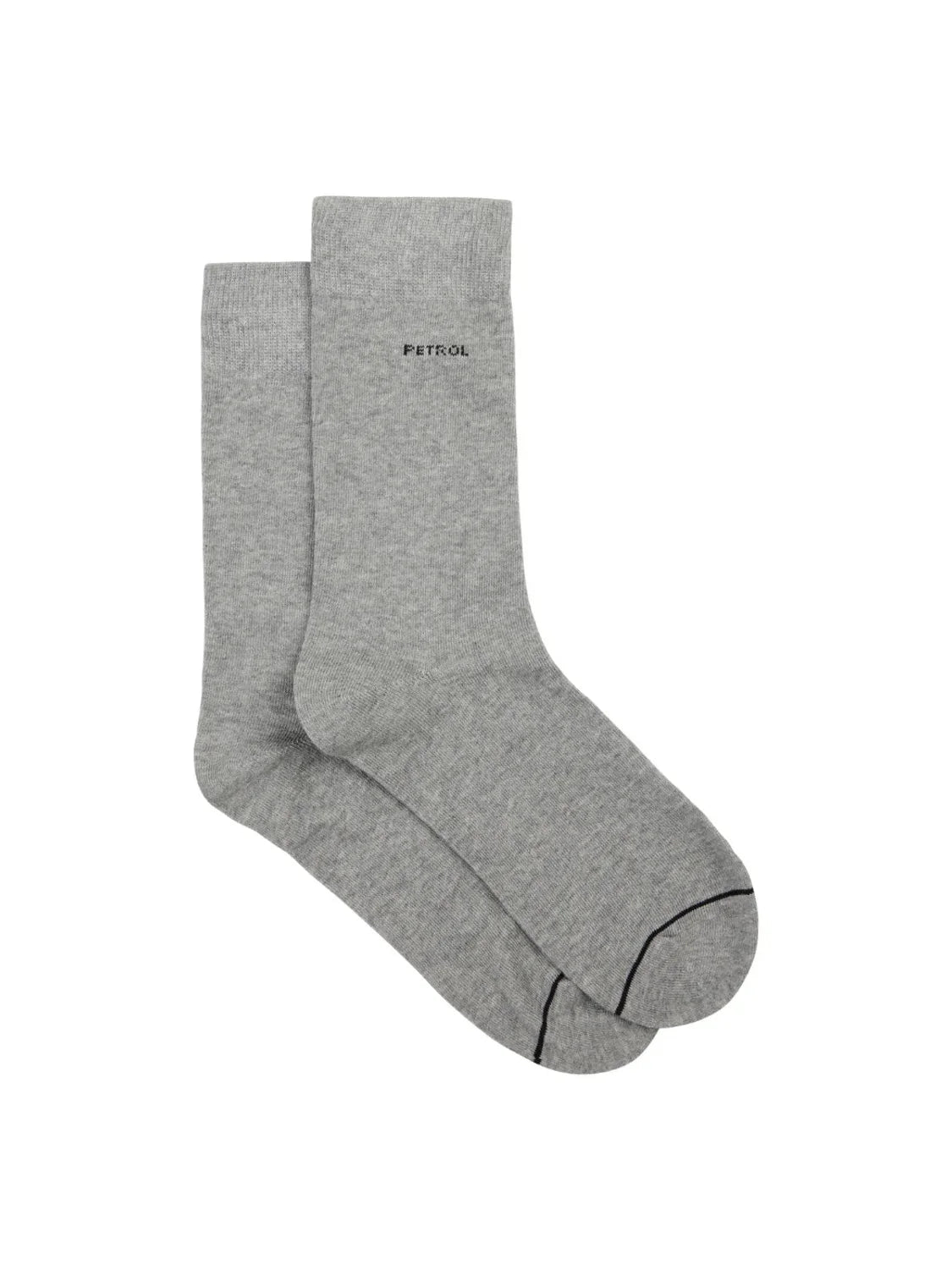 Calcetines Lisos Petrol Industries Logo Gris | Bicos de Fío