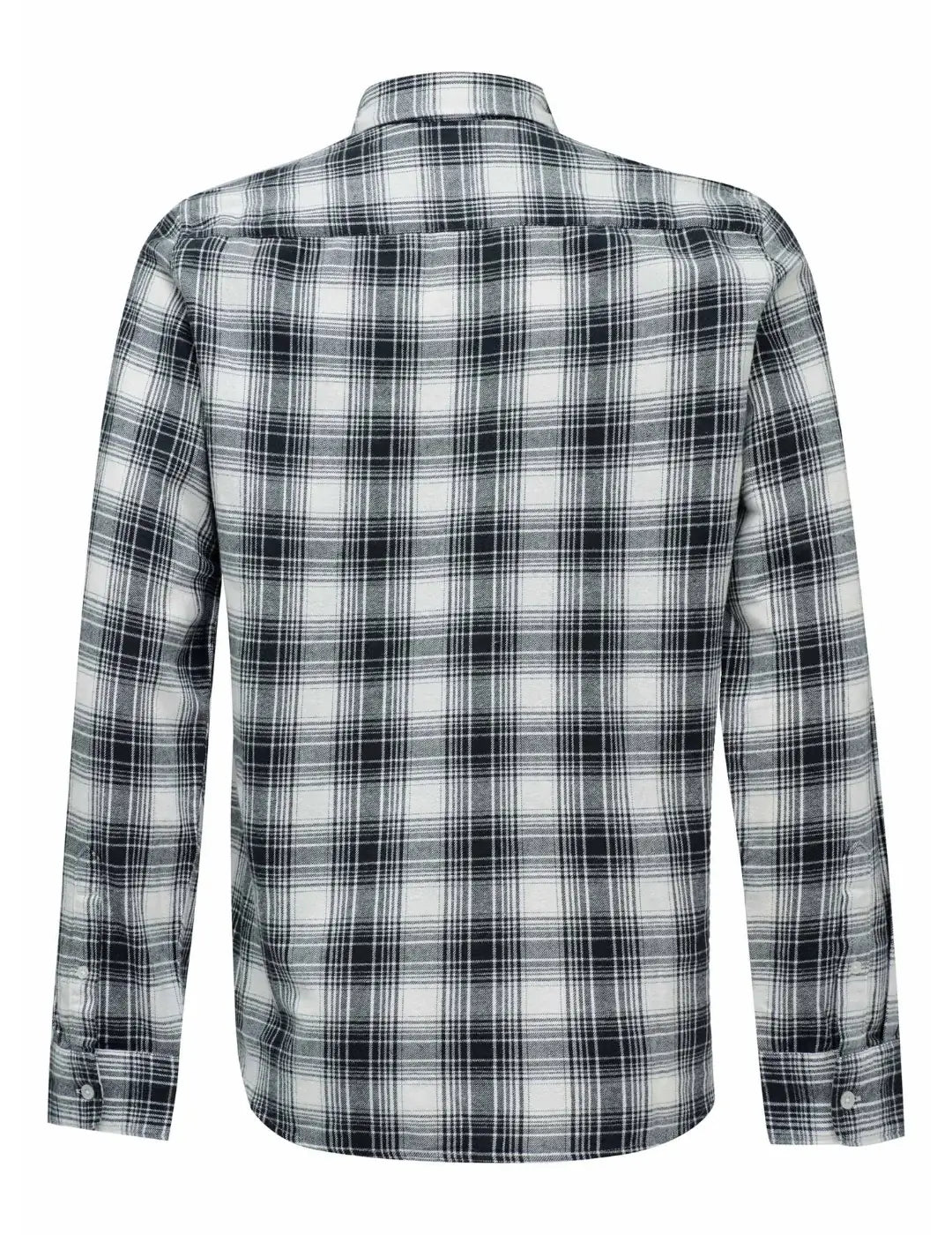 Camisa Cuadros Algodón Salsa Jeans Negro | Bicos de Fío