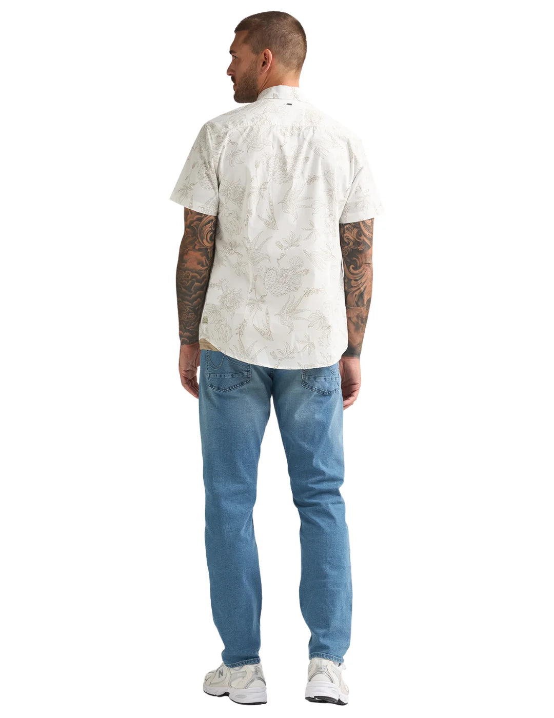 Camisa Petrol Industries Scout Blanco | Bicos de Fío