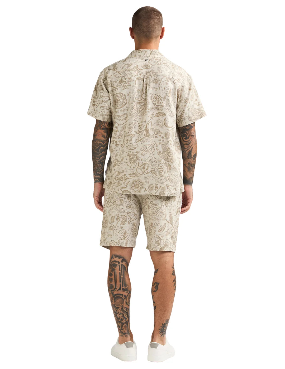 Camisa Petrol Industries México Beige | Bicos de Fío