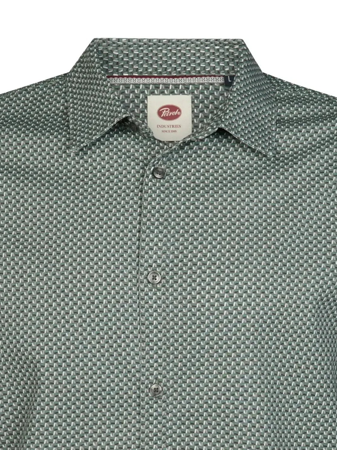 Camisa Petrol Industries SIL 401 Teal Green | Bicos de Fío