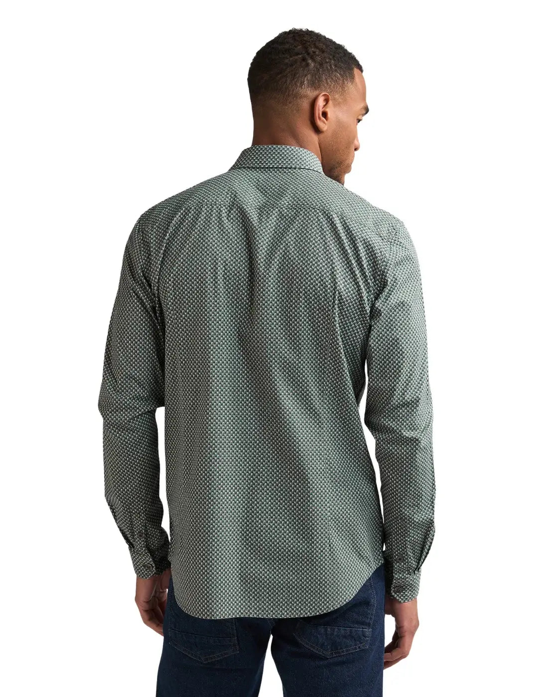 Camisa Petrol Industries SIL 401 Teal Green | Bicos de Fío