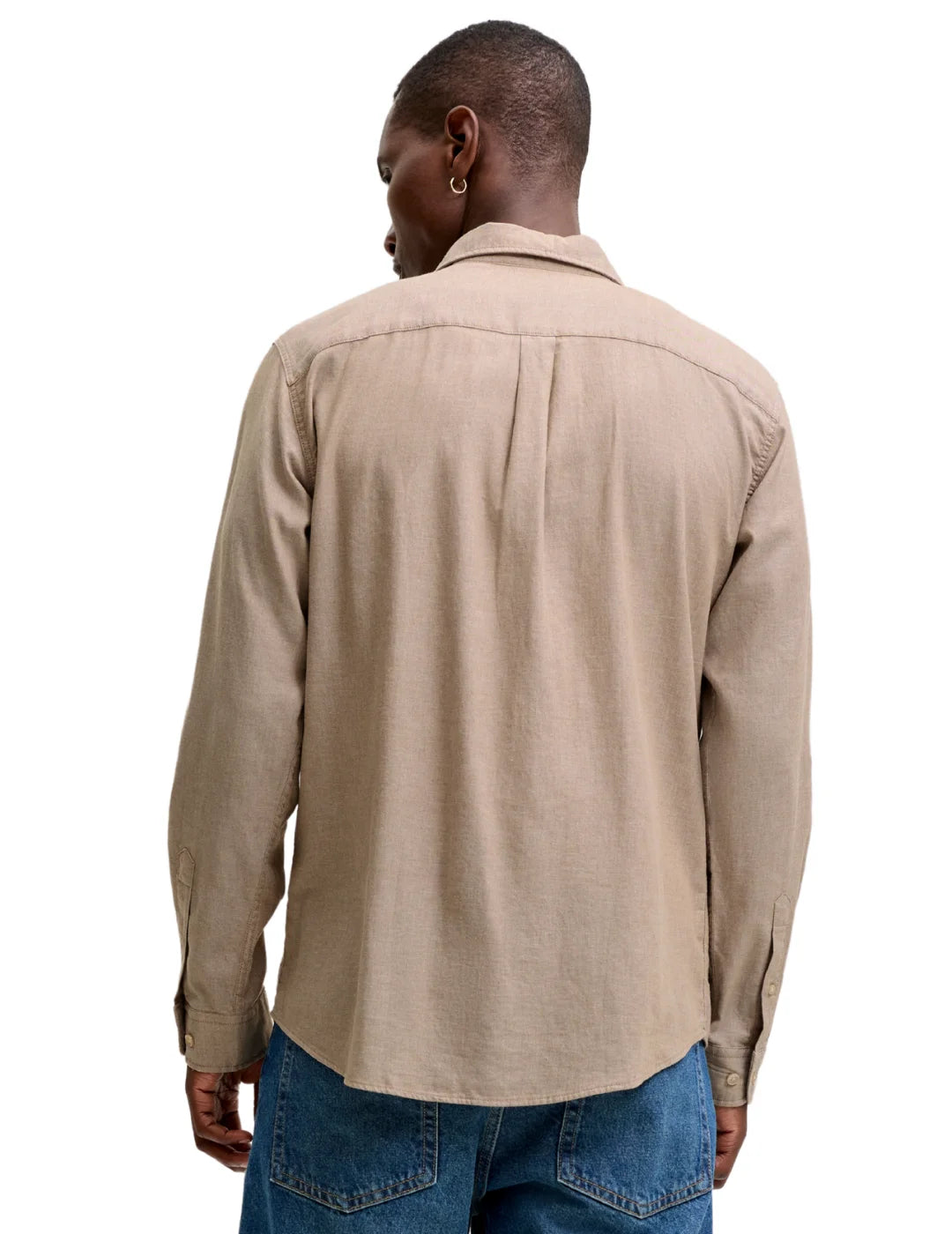 Camisa Jack&Jones Field Melange Oatmeal | Bicos de Fío