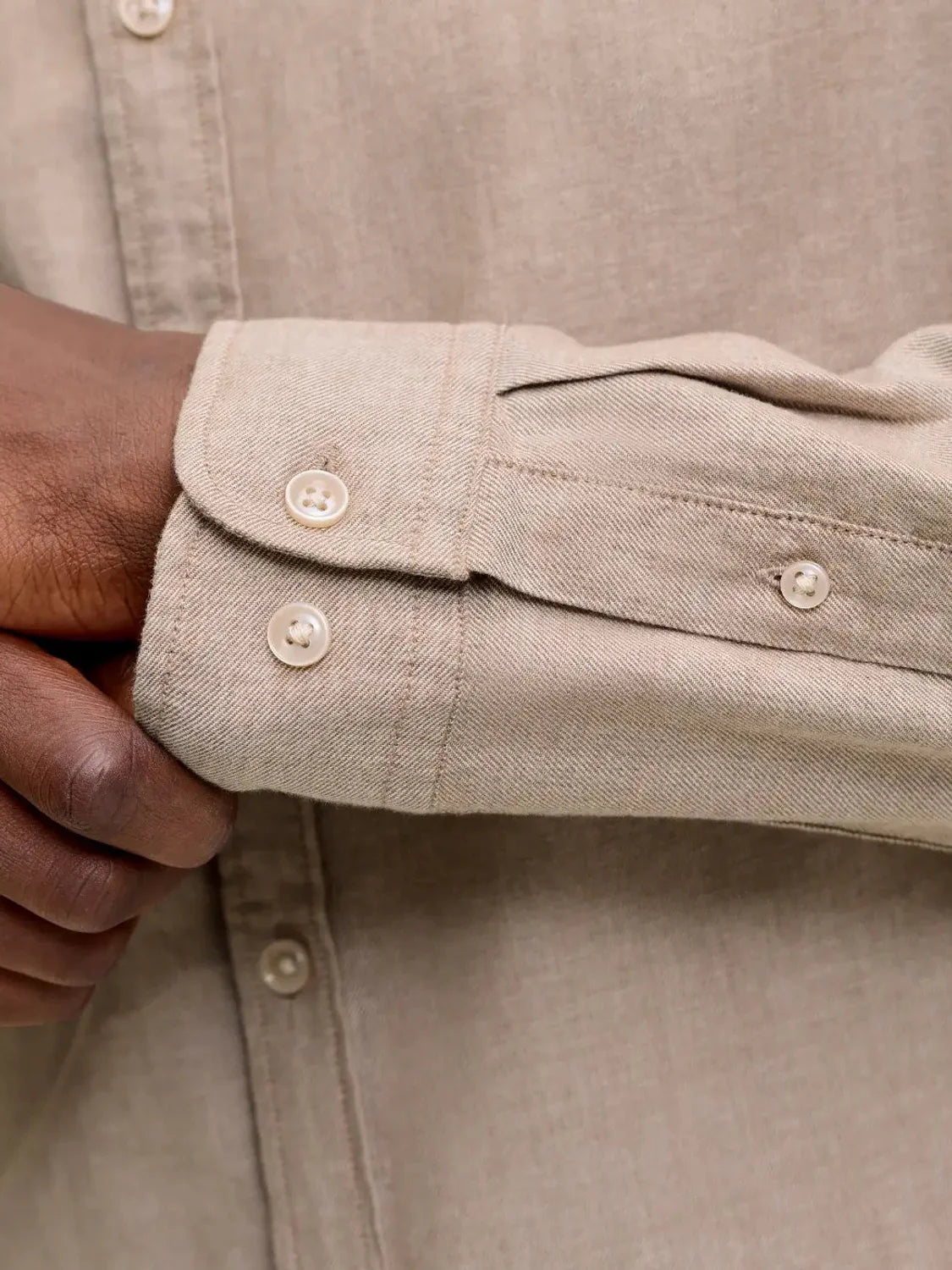 Camisa Jack&Jones Field Melange Oatmeal | Bicos de Fío