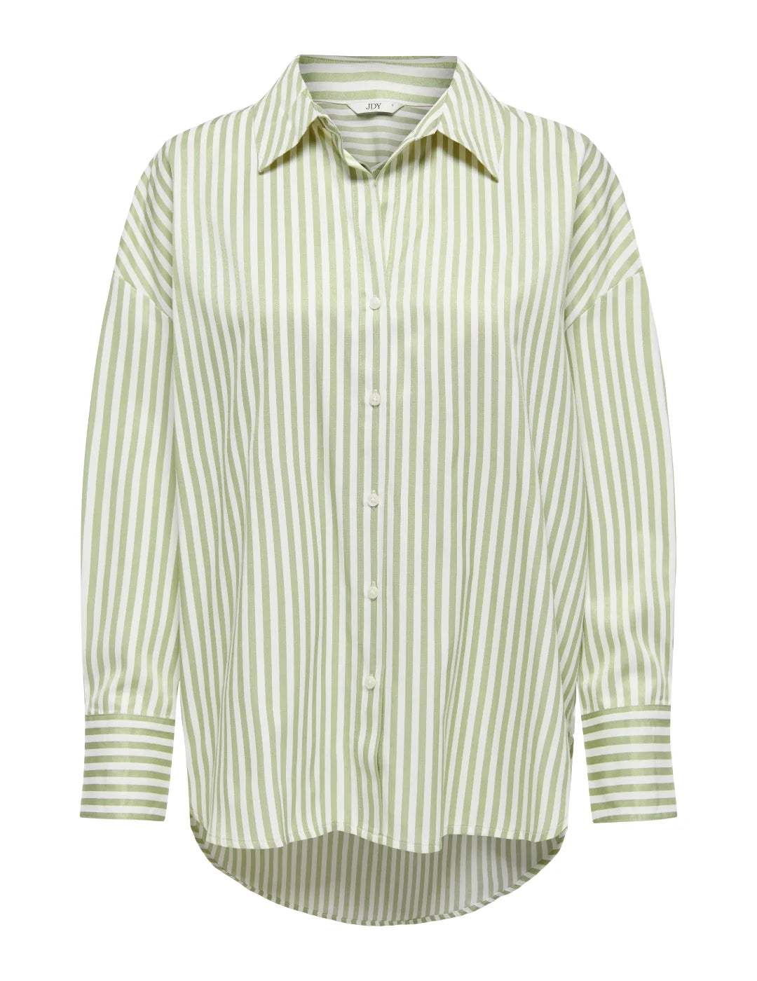 Camisa Suelta JDY Vesper Rayas Verde | Bicos de Fío