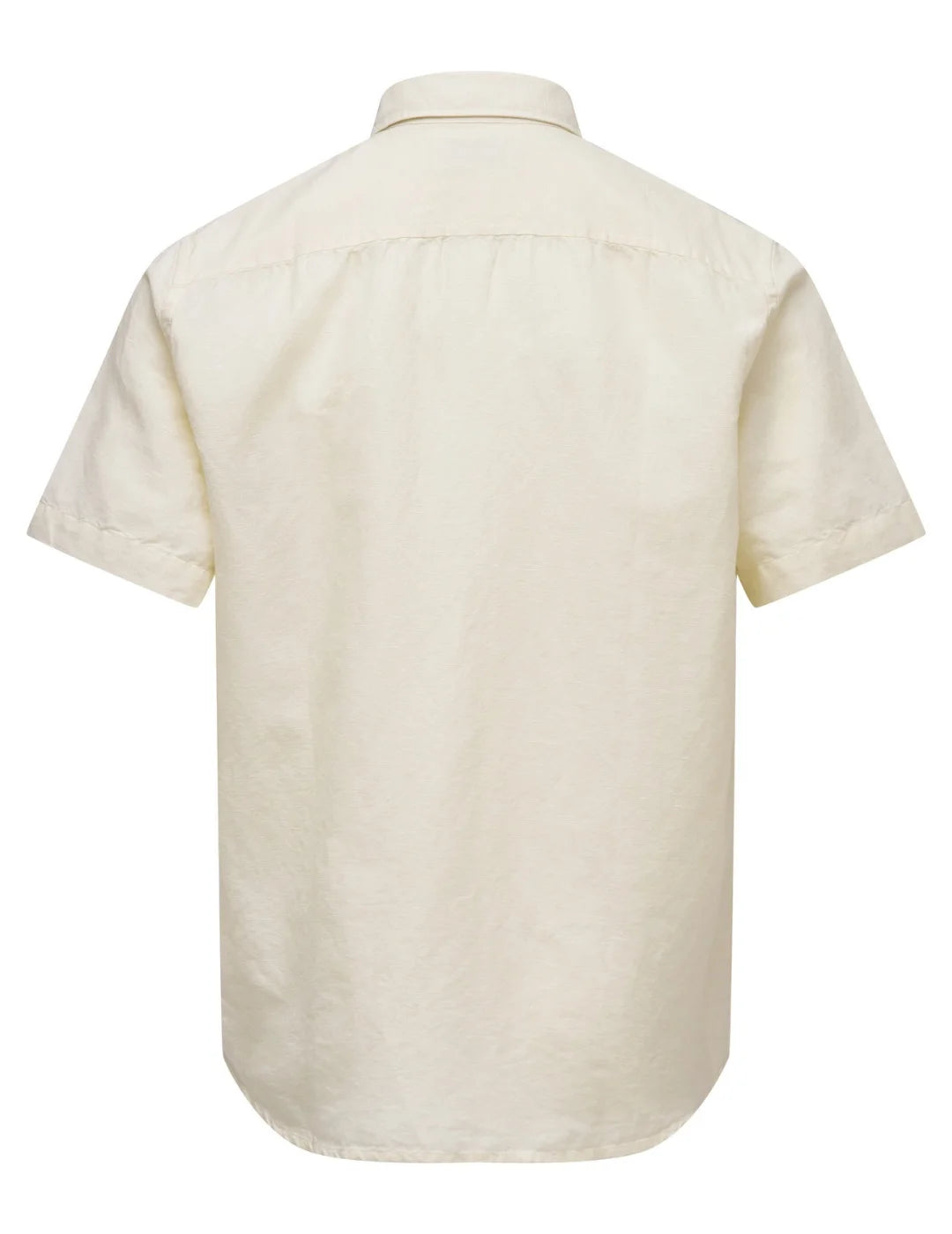 Camisa Lino M/C Salsa Jeans Amarillo | Bicos de Fío