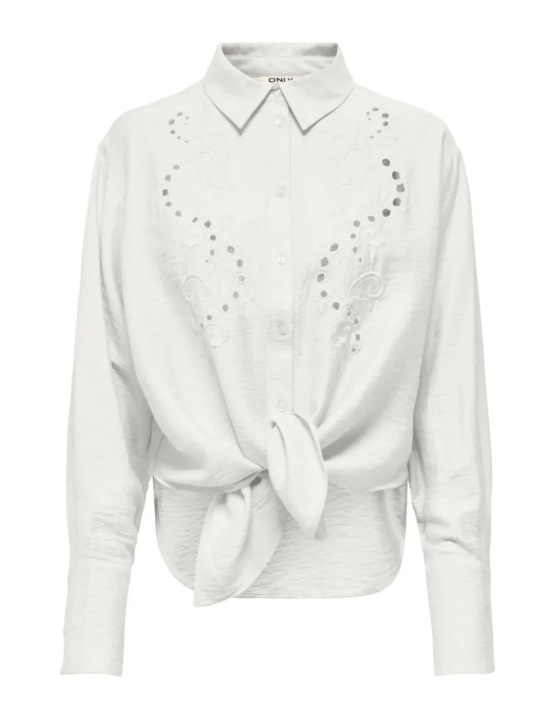 Camisa ONLY Birona Blanco | Bicos de Fío