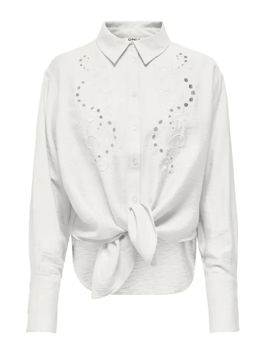 Camisa ONLY Birona Blanco | Bicos de Fío