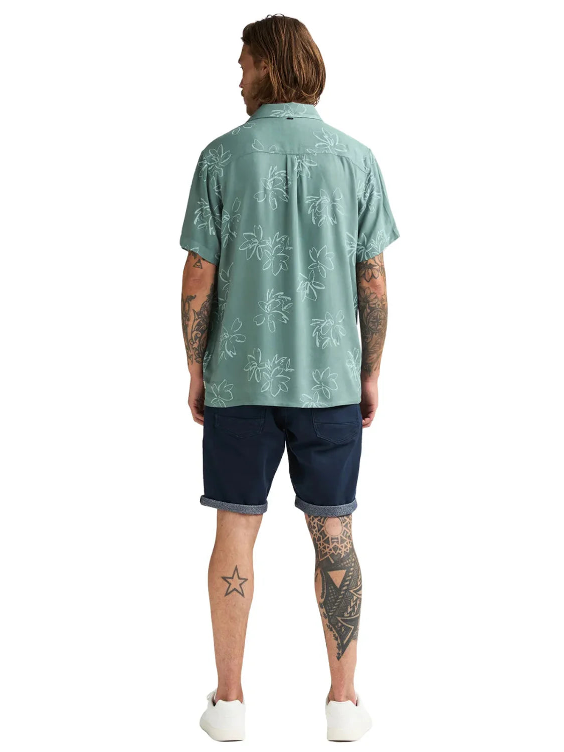 Camisa Petrol Industries Orion Verde | Bicos de Fío