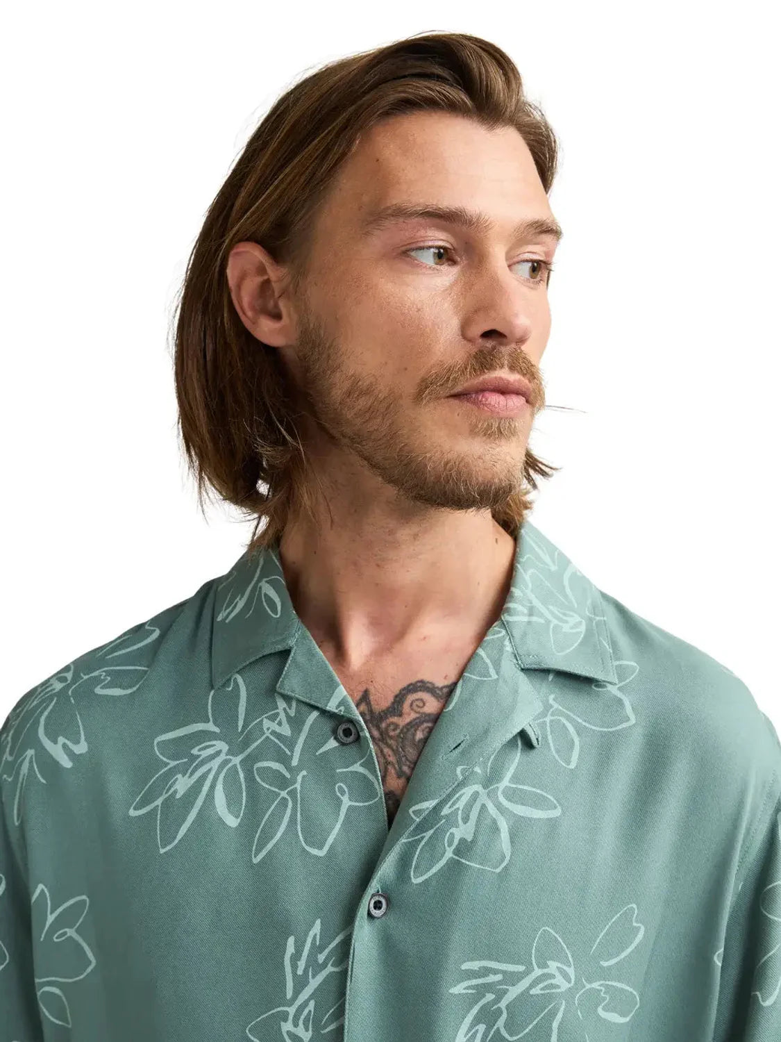 Camisa Petrol Industries Orion Verde | Bicos de Fío