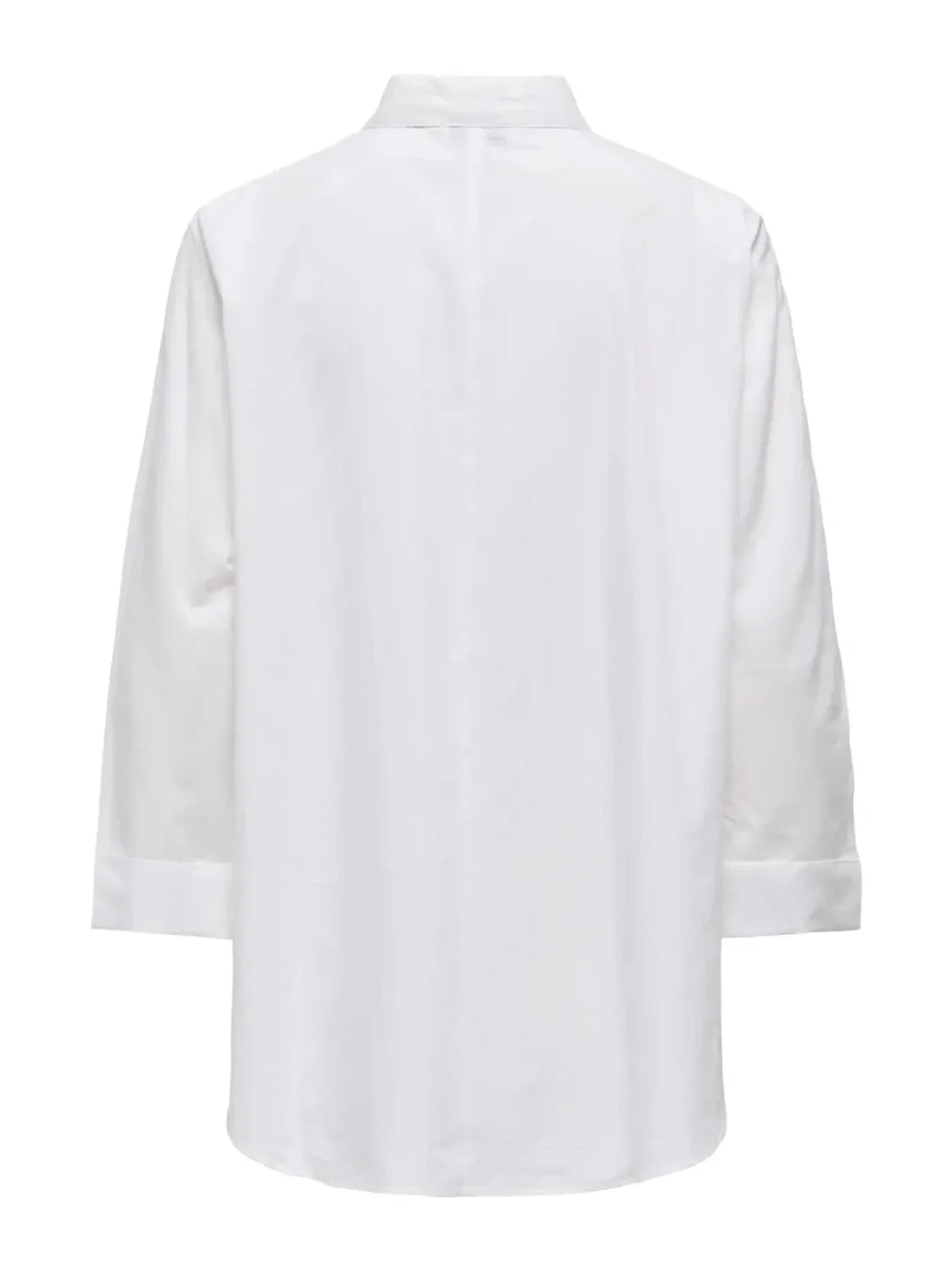 Camisa ONLY New Sara Heart Brillo Blanco | Bicos de Fío