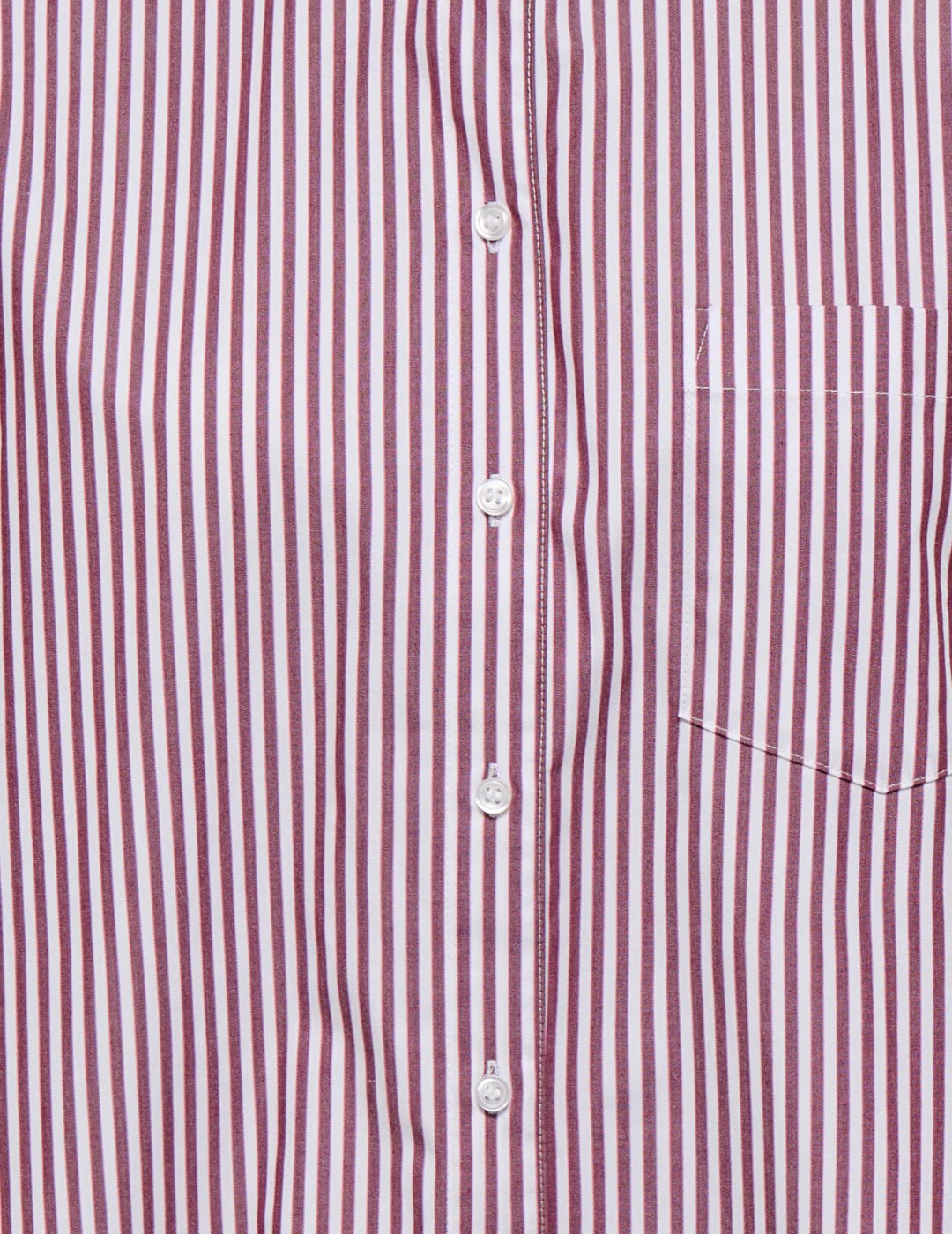 Camisa ONLY Virana Rayas Granate Fig | Bicos de Fío