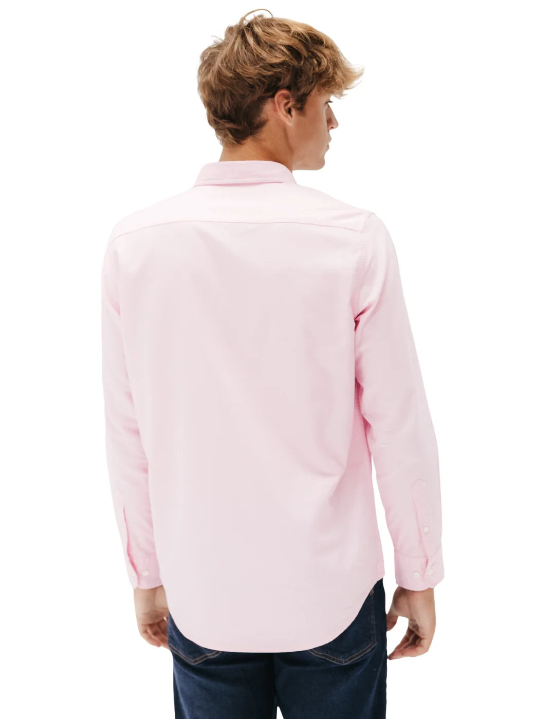 Camisa Oxford Casual El Pulpo Rosa | Bicos de Fío
