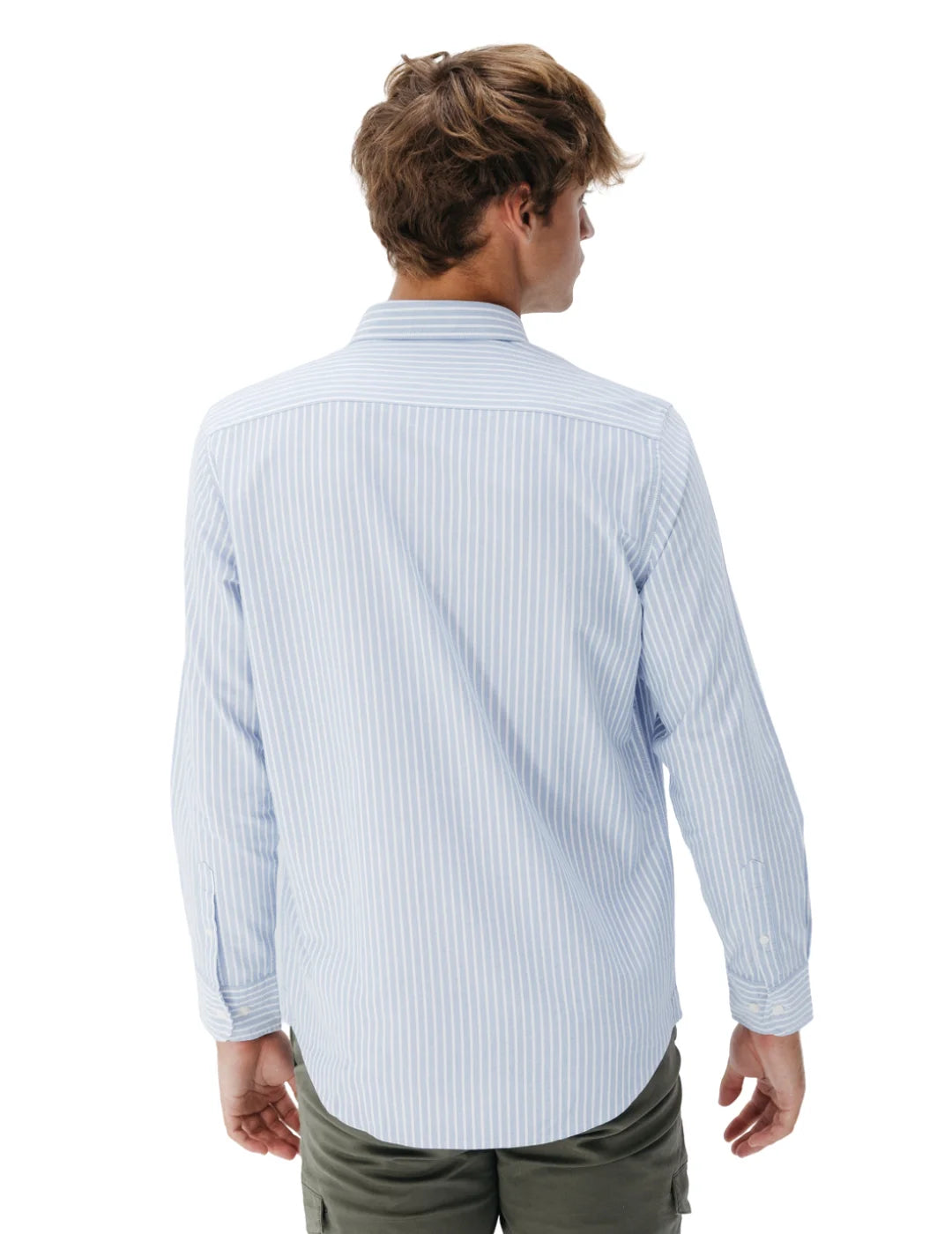 Camisa Oxford El Pulpo Rayas Azul | Bicos de Fío