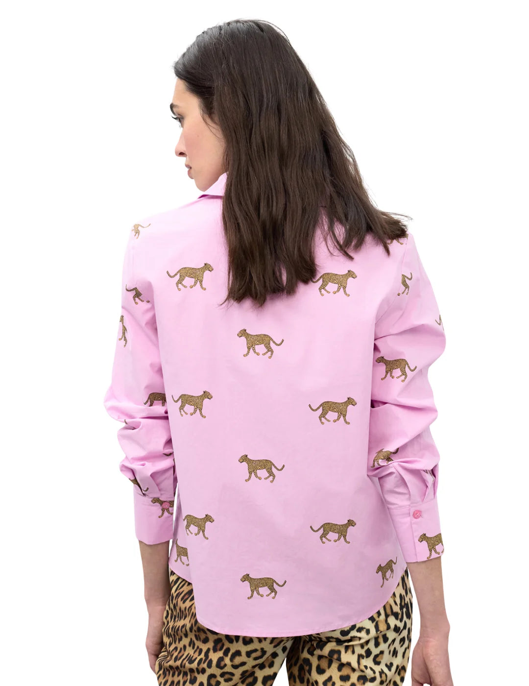 Camisa Popelín Lola Casademunt Rosa | Bicos de Fío