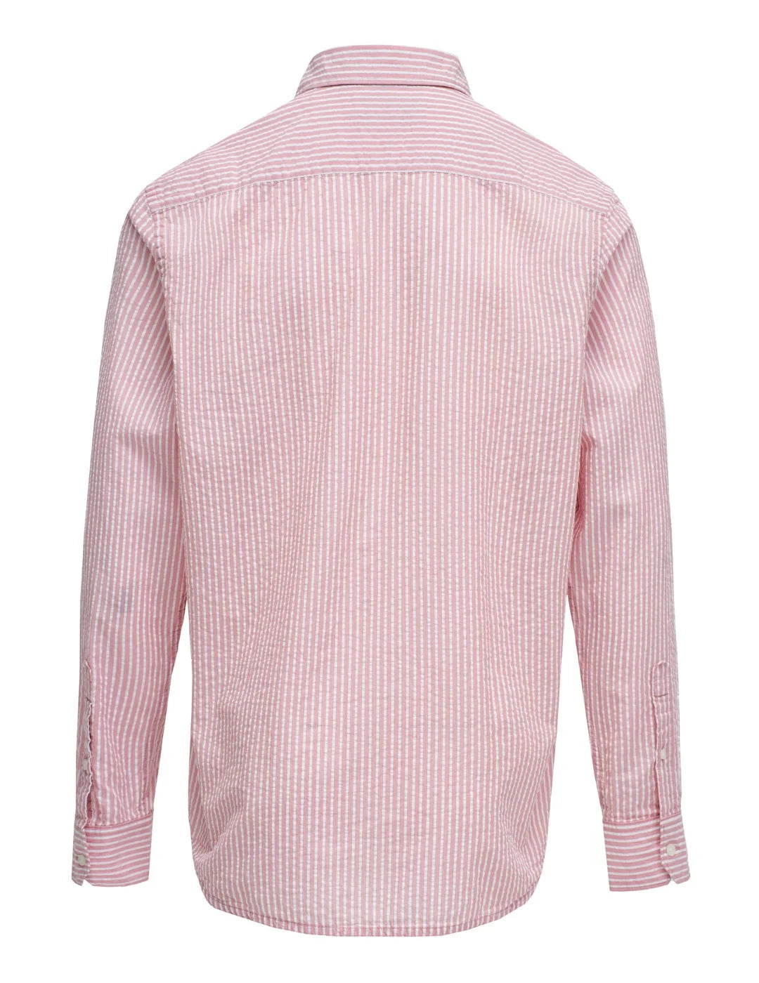 Camisa Rayas Seersucker Salsa Jeans Rosa | Bicos de Fío