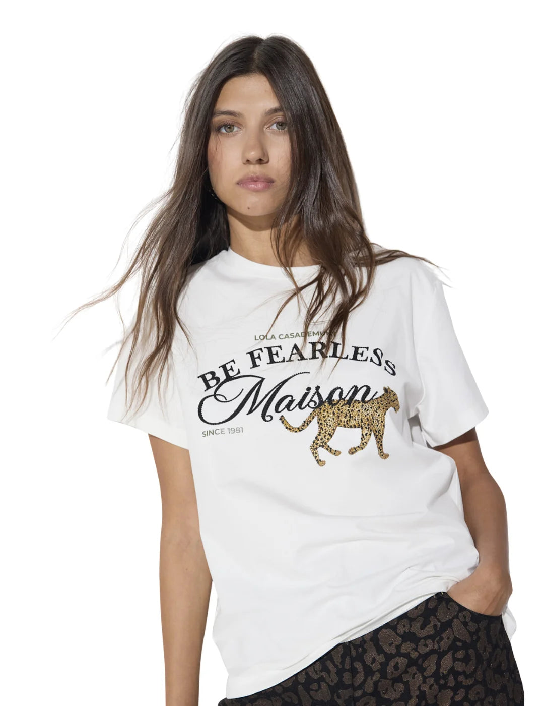 Camiseta Lola Casademunt Maison Blanco | Bicos de Fío
