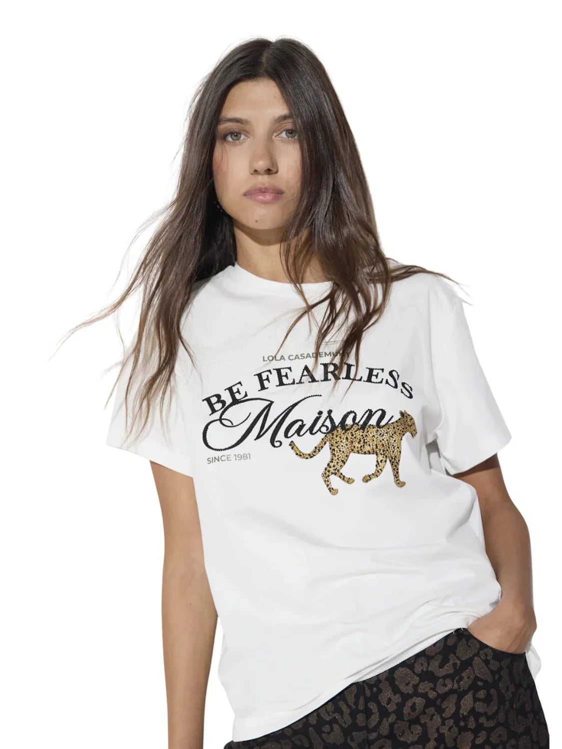 Camiseta Lola Casademunt Maison Blanco | Bicos de Fío