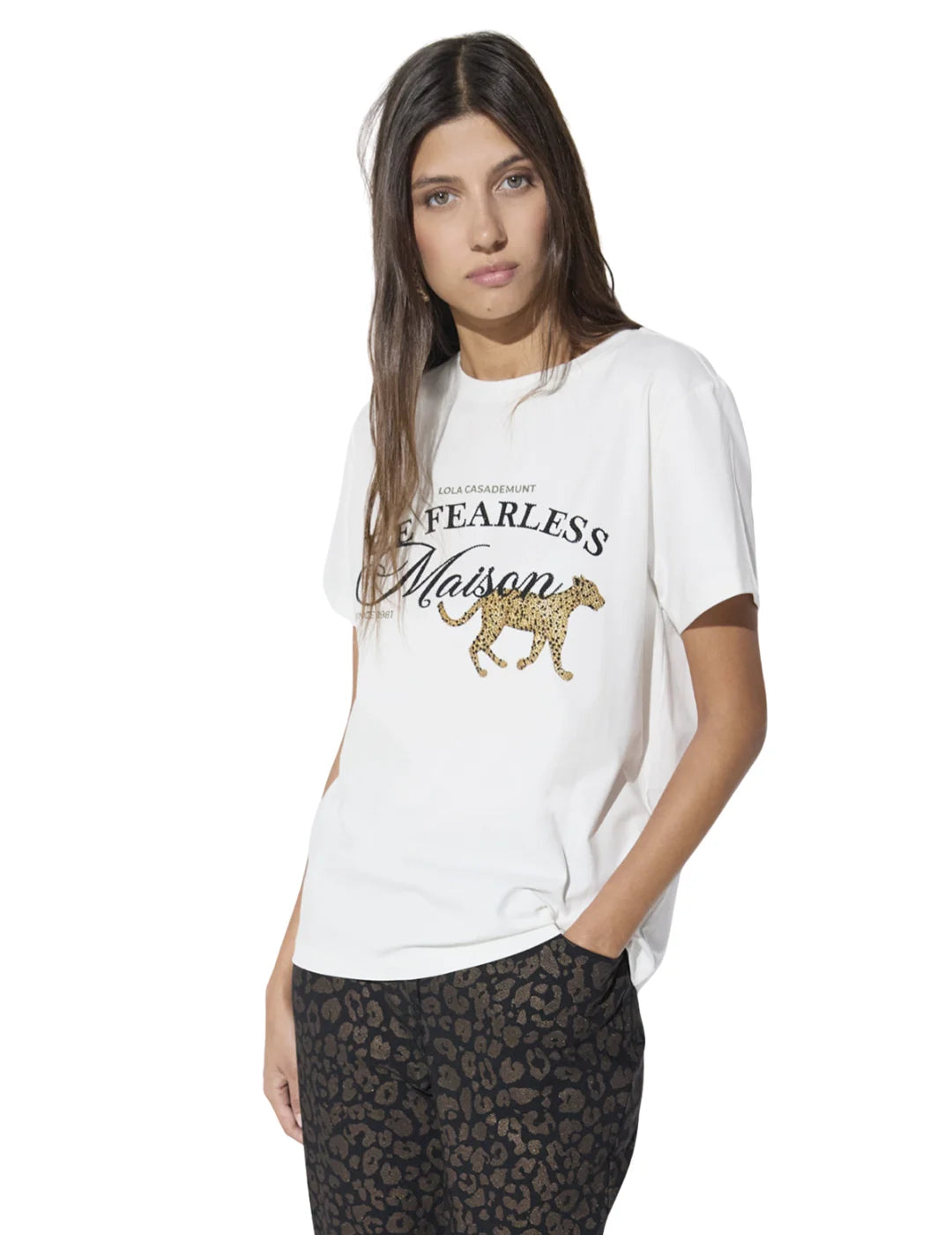 Camiseta Lola Casademunt Maison Blanco | Bicos de Fío