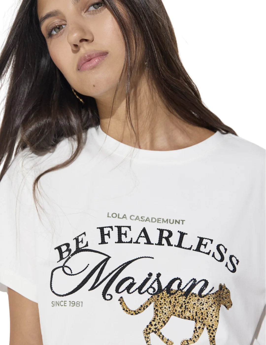 Camiseta Lola Casademunt Maison Blanco | Bicos de Fío