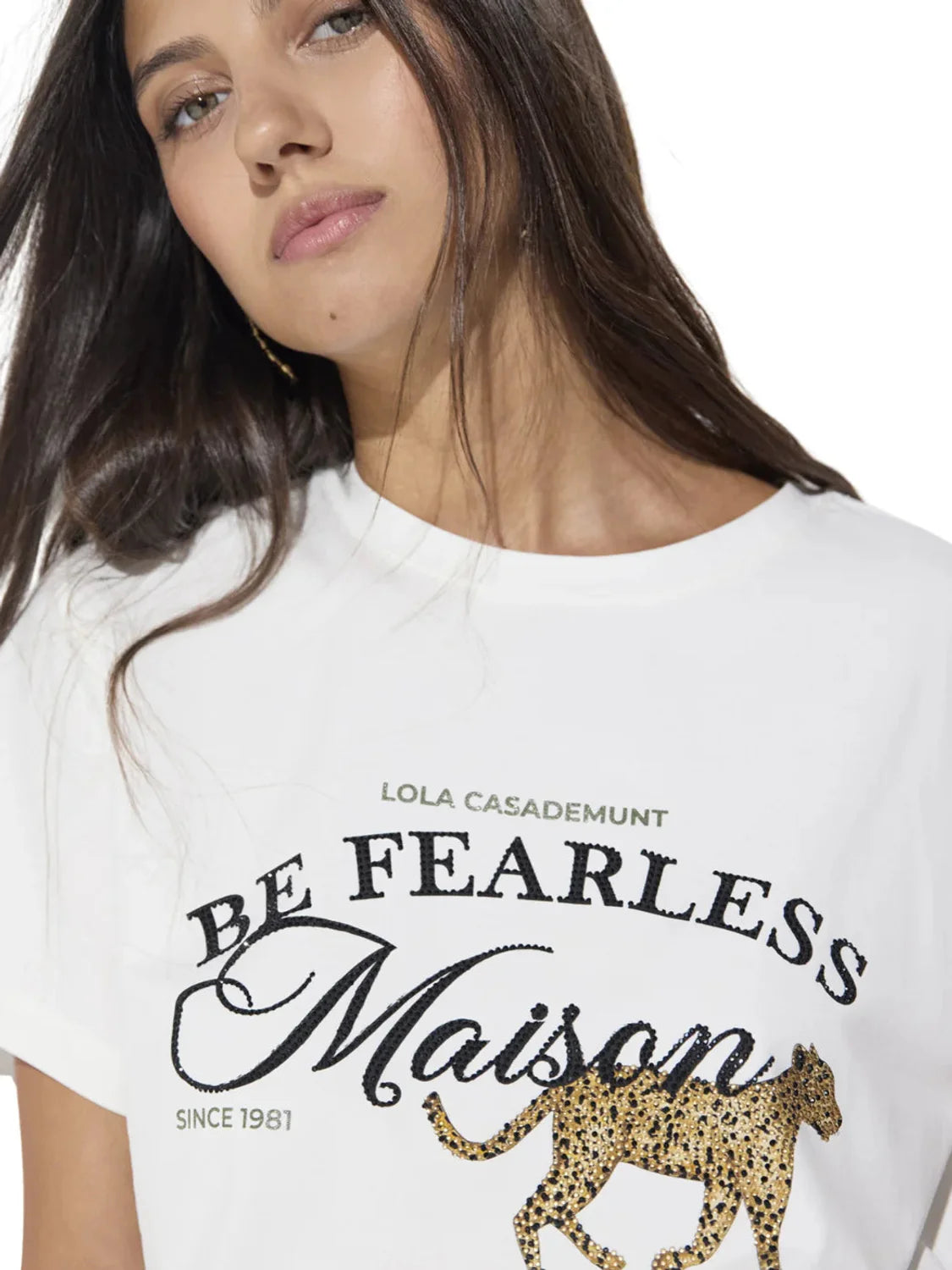 Camiseta Lola Casademunt Maison Blanco | Bicos de Fío