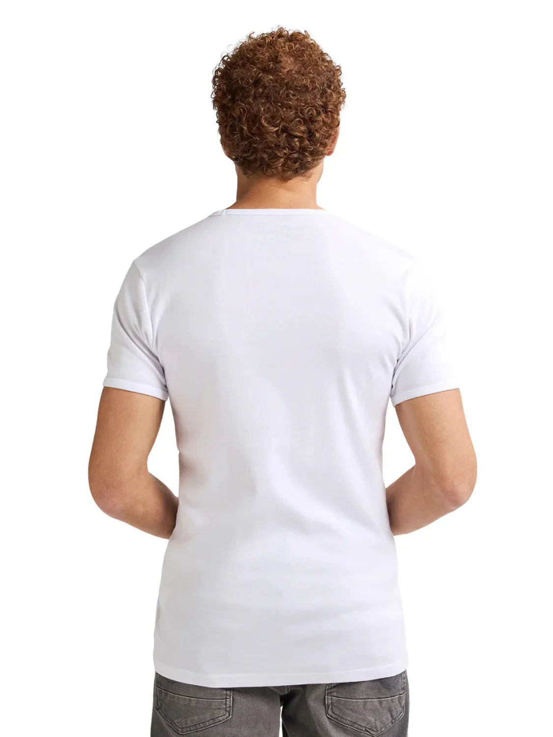 Camiseta Básica Petrol Industries KM-R Blanco | Bicos de Fío