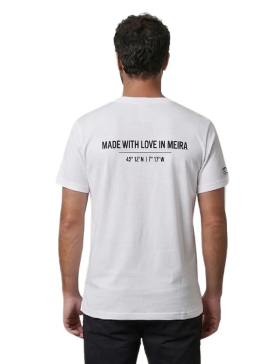 Camiseta BdeF Made With Love Meira Blanco | Bicos de Fío