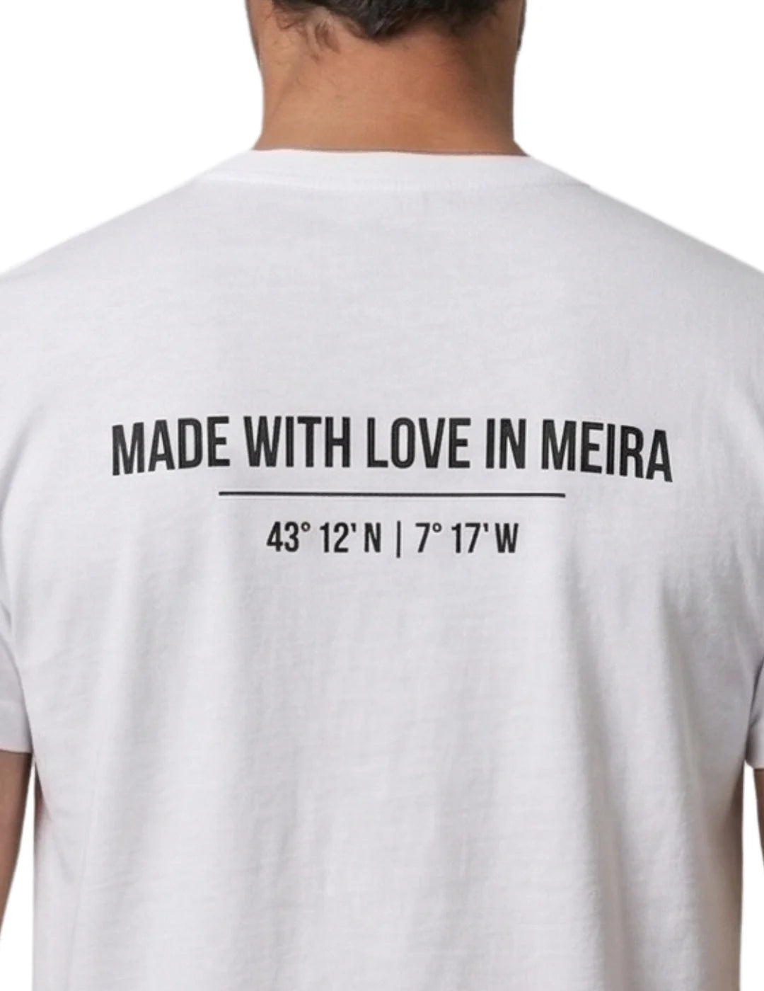 Camiseta BdeF Made With Love Meira Blanco | Bicos de Fío