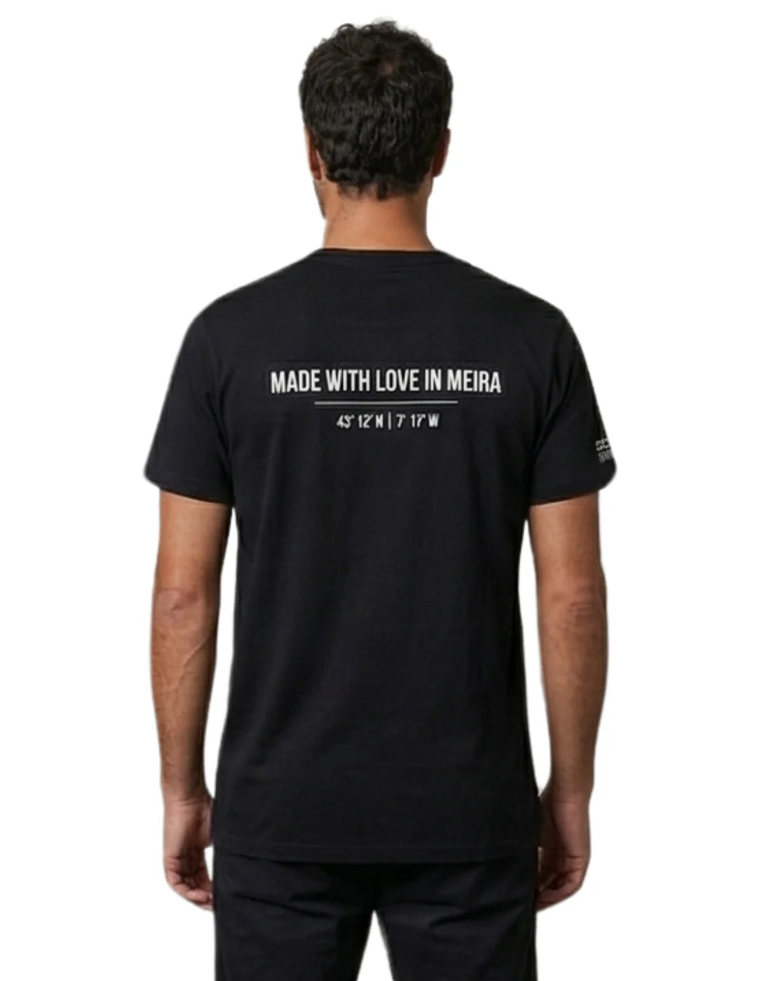 Camiseta BdeF Made With Love Meira Negro | Bicos de Fío