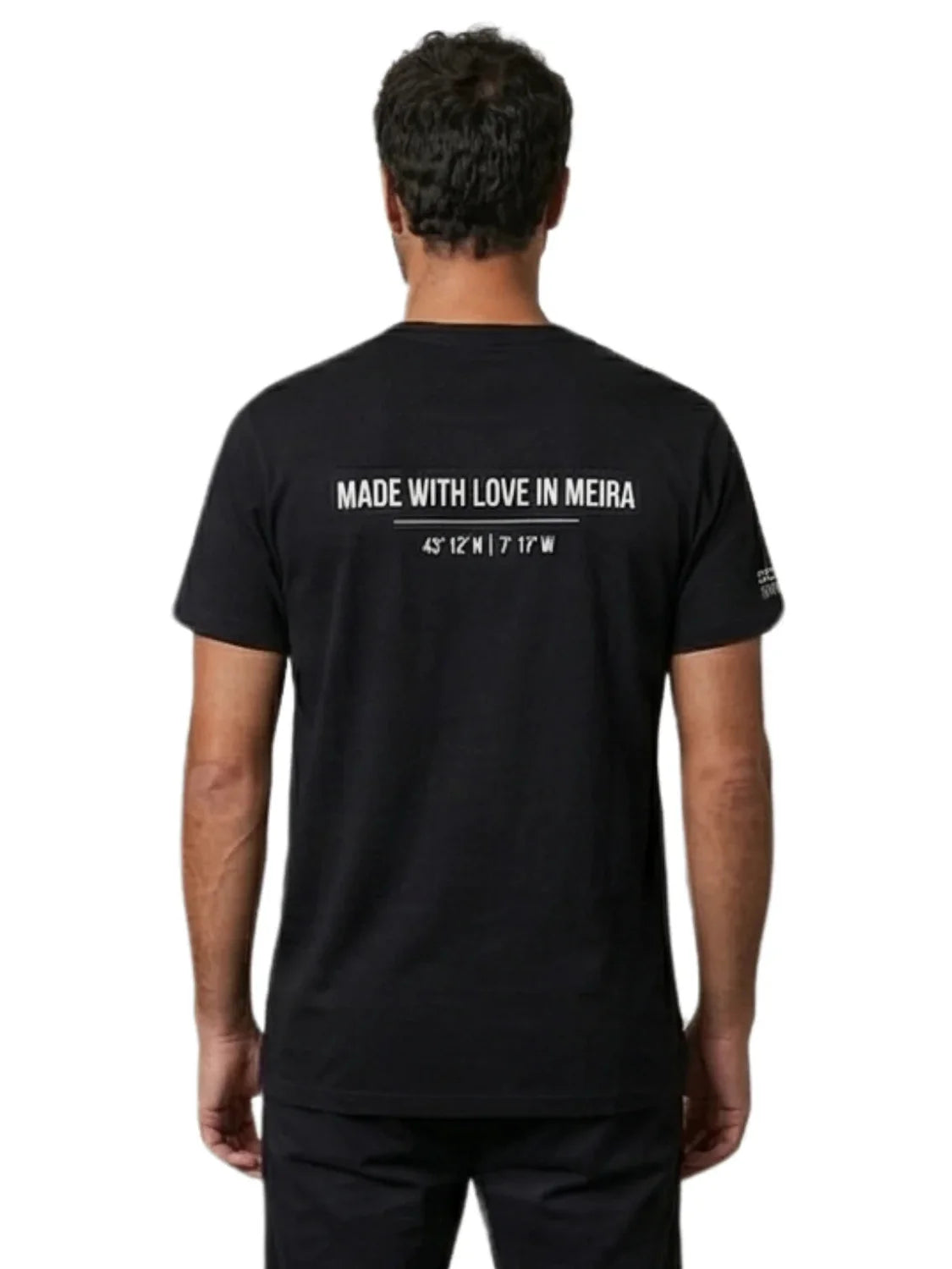 Camiseta BdeF Made With Love Meira Negro | Bicos de Fío