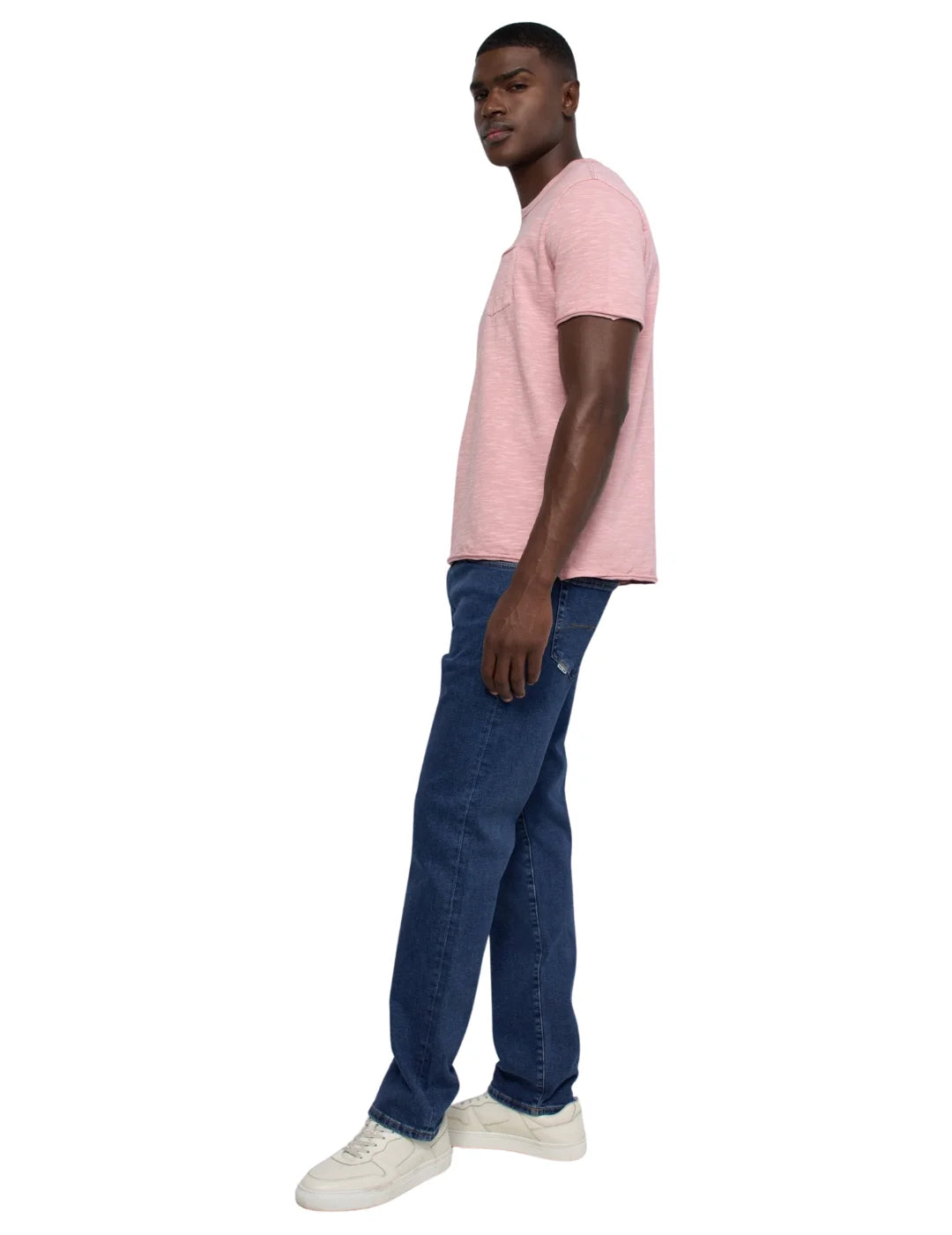 Camiseta Salsa Jeans Bolsillo Rosa | Bicos de Fío