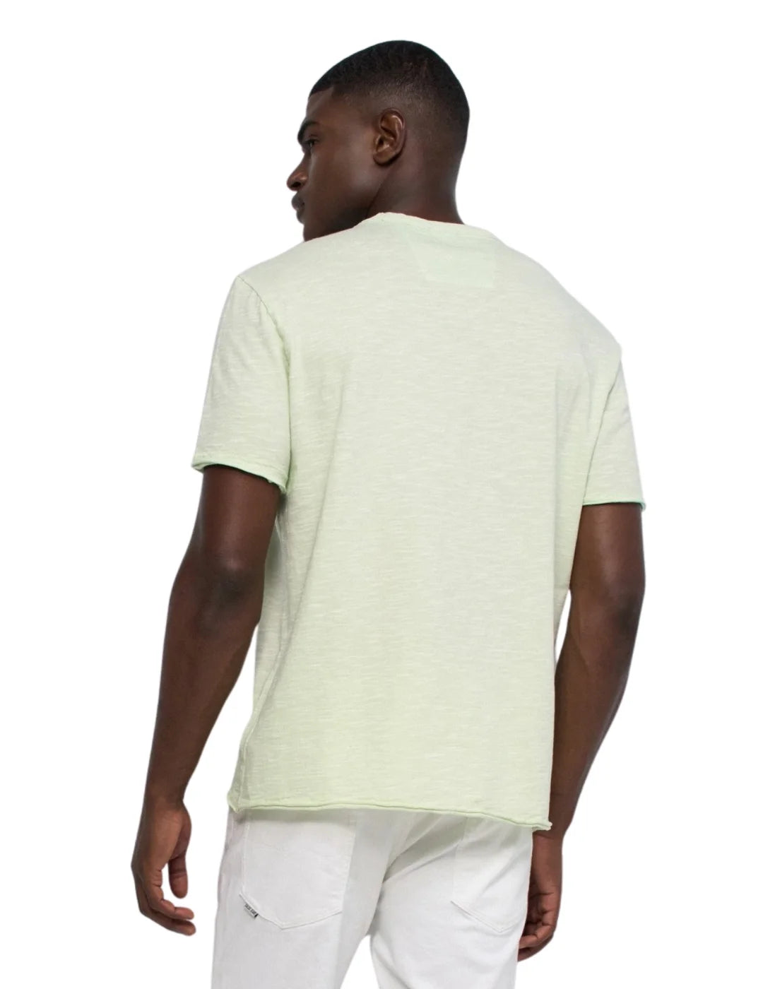 Camiseta Salsa Jeans Bolsillo Verde Lima | Bicos de Fío