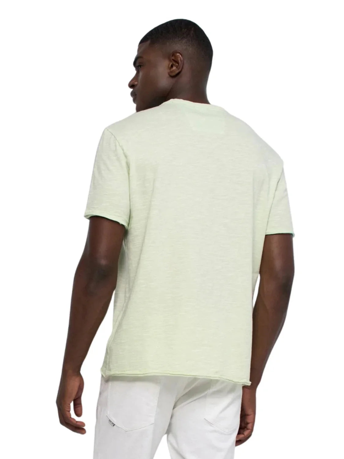 Camiseta Salsa Jeans Bolsillo Verde Lima | Bicos de Fío