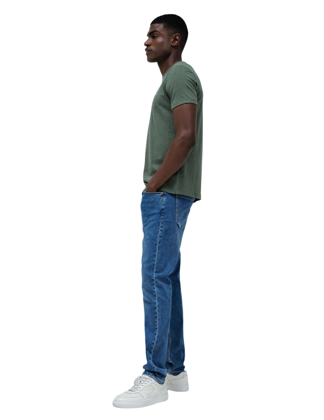 Camiseta Branding Washed Salsa Jeans Verde | Bicos de Fío