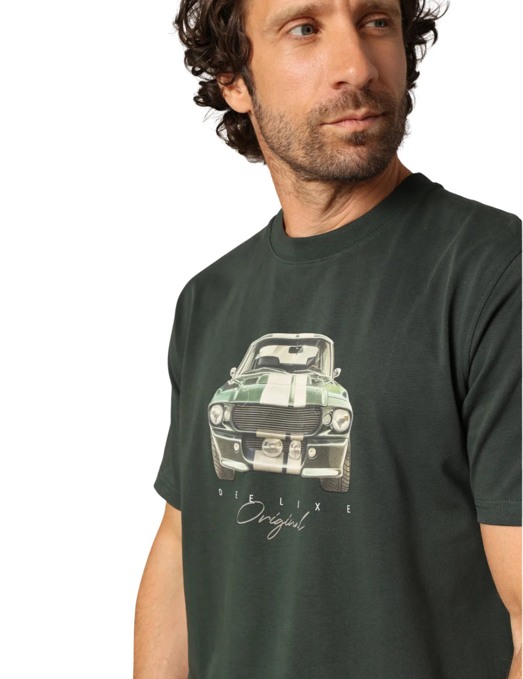 Camiseta DEELUXE Fastcar Verde | Bicos de Fío