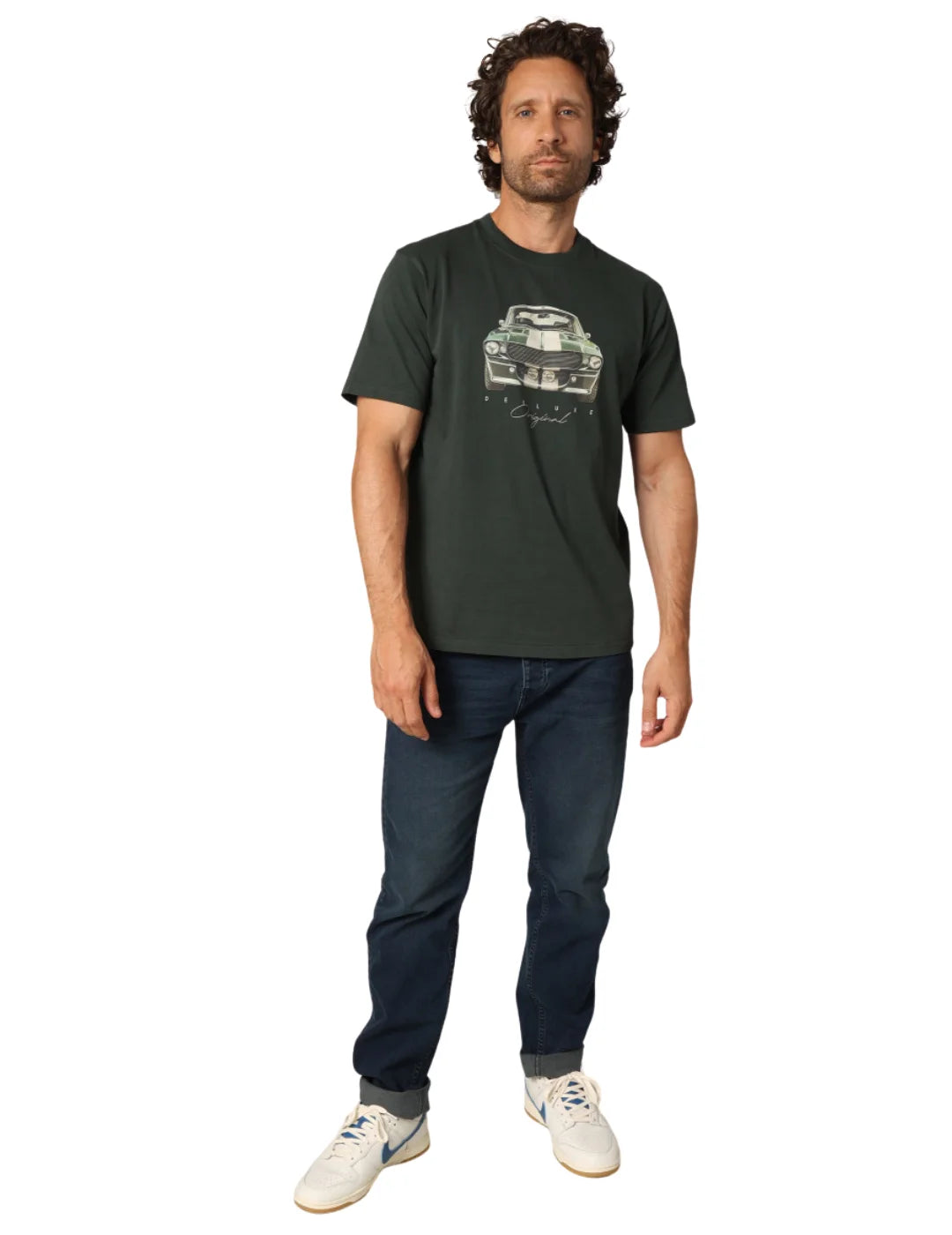 Camiseta DEELUXE Fastcar Verde | Bicos de Fío