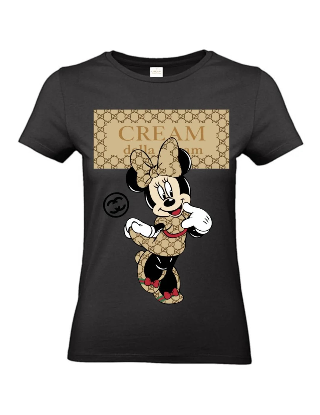 Camiseta CDC Minnie Negro | Bicos de Fío