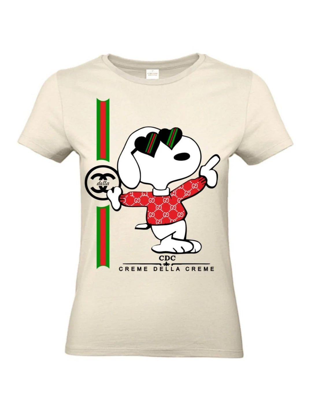Camiseta CDC Snoopy Beige | Bicos de Fío